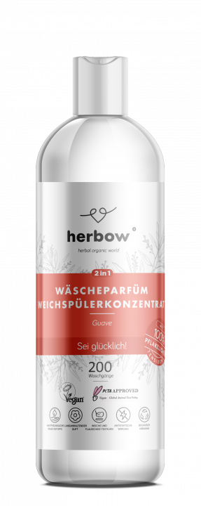 Herbow<br>Parfum / koncentrirani mehčalec za perilo 2v1<br> BE HAPPY 1000ml