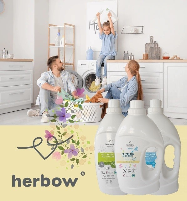 Nova večja pakiranja: Družinska velikost detergentov in mehčalcev Herbow