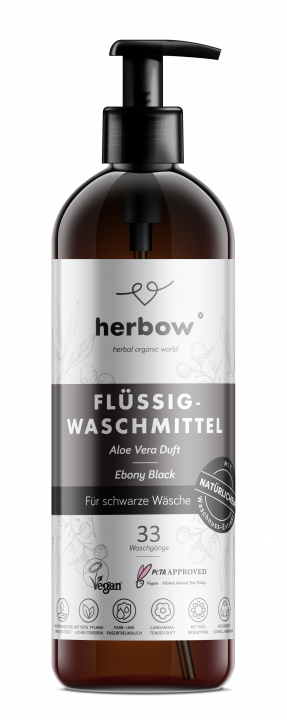 Herbow<br>Tekoči detergent za pranje črnega perila<br>Ebony black 1000ml
