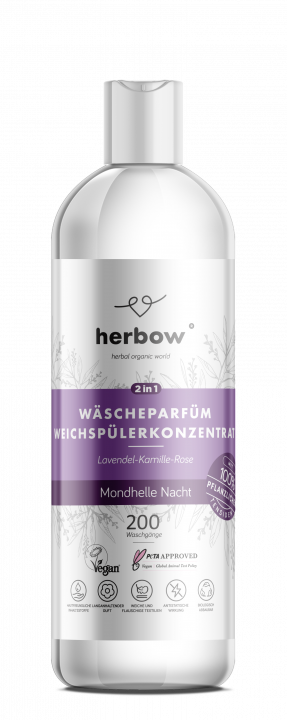 Herbow<br>Parfum / koncentrirani mehčalec za perilo 2v1<br> MOONLIT NIGHT 1000ml