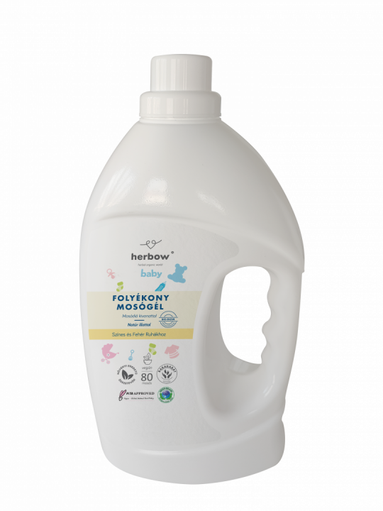 Herbow Baby<br>Tekoči detergent za barvna in bela oblačila<br>2000 ml