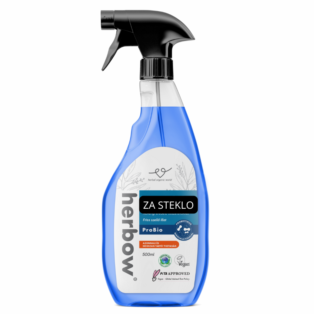 Herbow <br>Čistilo za stekla<br>Probiotic Spray & Wipe, 500 ml