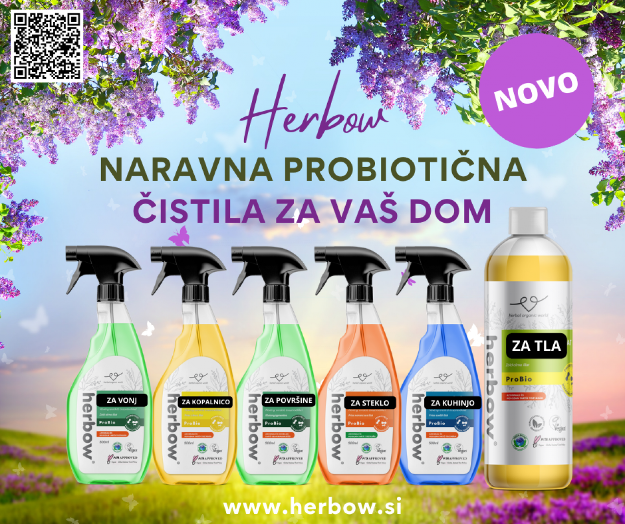 Herbow <br>Paket čistil s probiotiki<br>NOVO