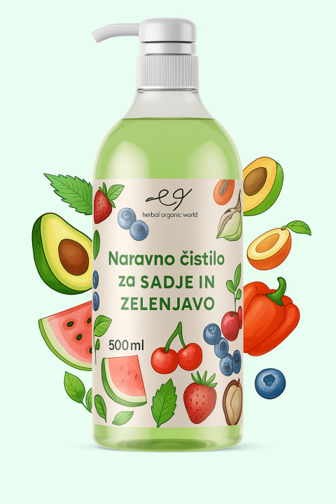 Herbow Naravno čistilo sadja in zelenjave 500 ml
