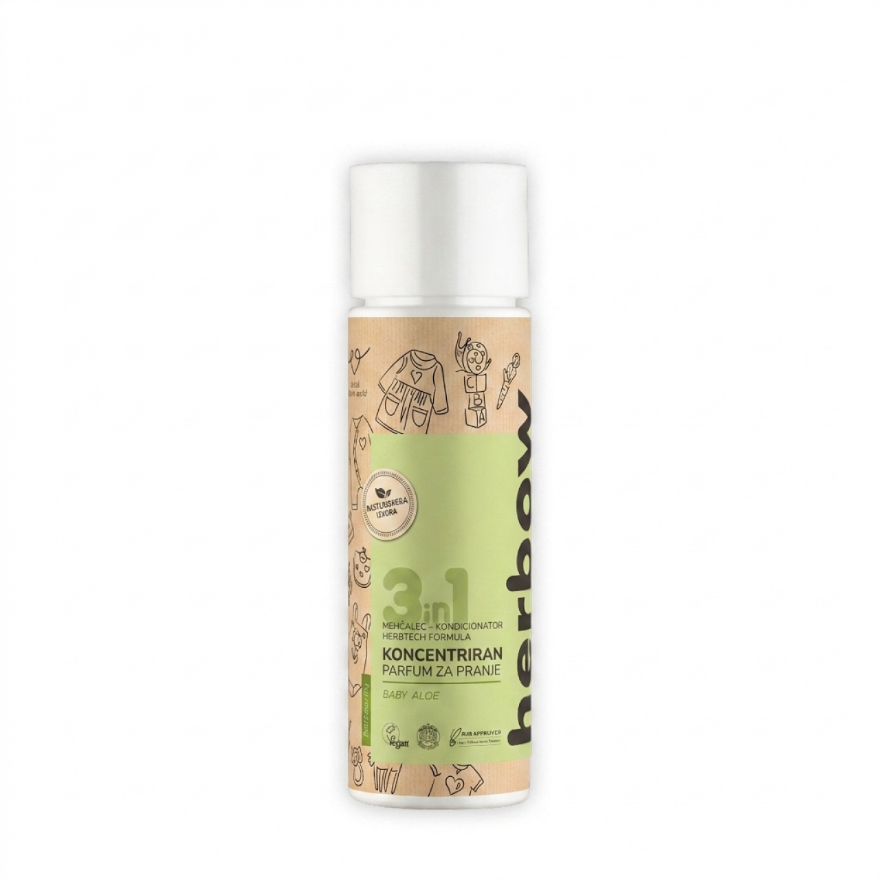 Herbow Parfum / koncentrirani mehčalec za perilo 3v1 BABY ALOE VERA 200ml