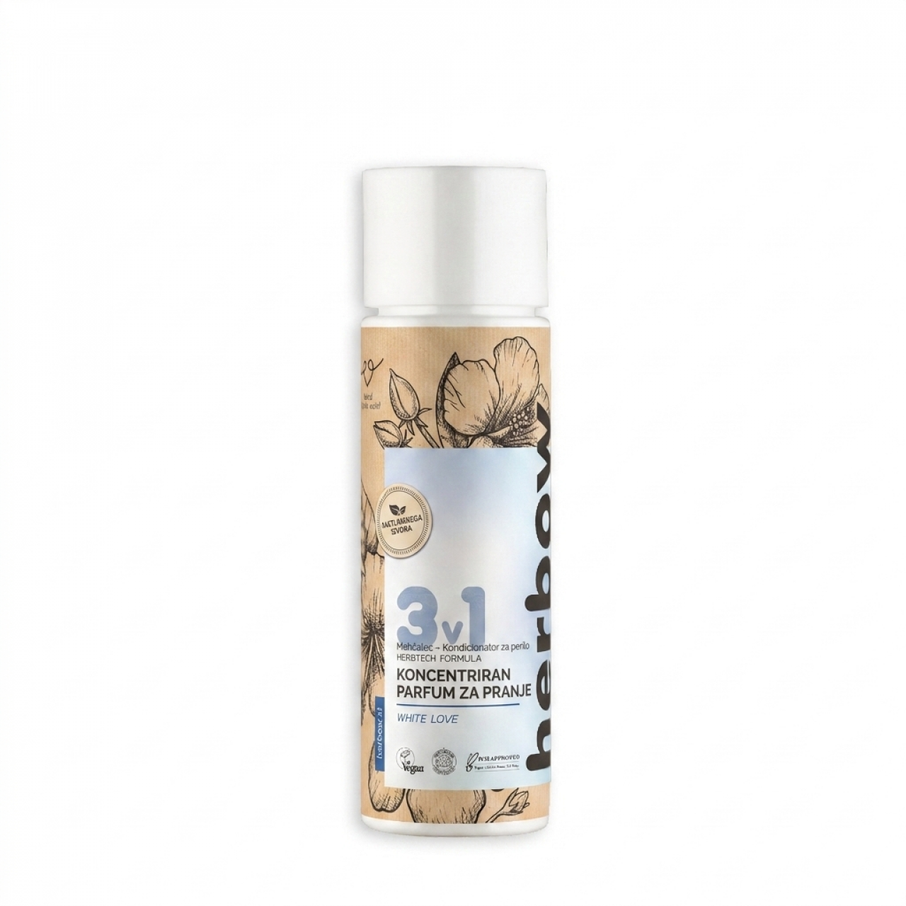 Herbow Parfum / koncentrirani mehčalec za perilo 3v1 WHITE LOVE 200ml